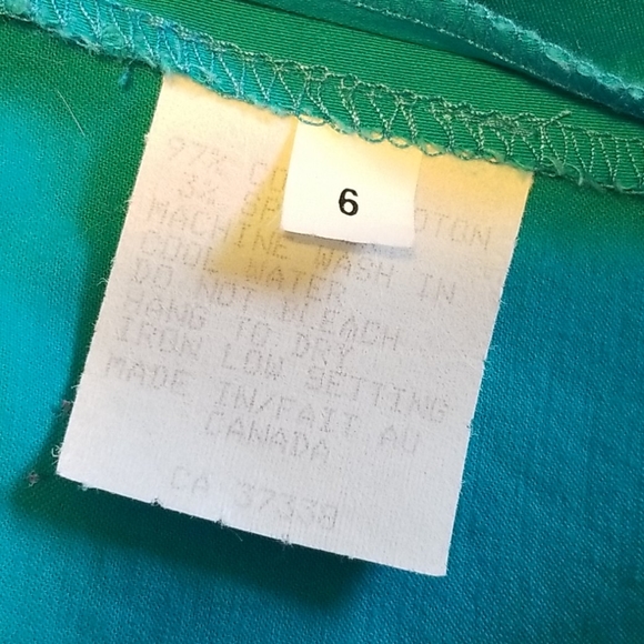 Aqua blue strapless fitted dress - Picture 8 of 11